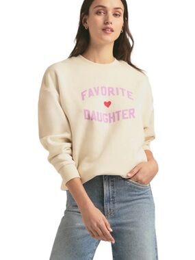 Favorite Daughter Heart Logo Sweatshirt